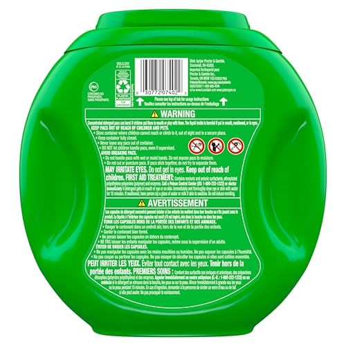 Gain flings Ultra Oxi Laundry Detergent Pacs, 60 Count, Waterfall Delight Sce…