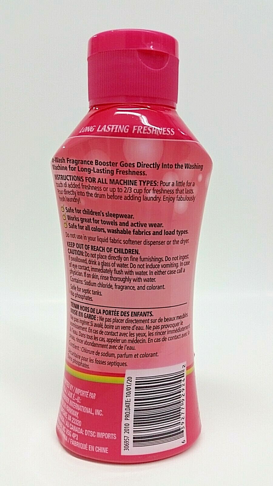 ( LOT 5 ) In-Wash SPRING Fragrance Booster Rehausseur, BRAND NEW 10.5 oz Each