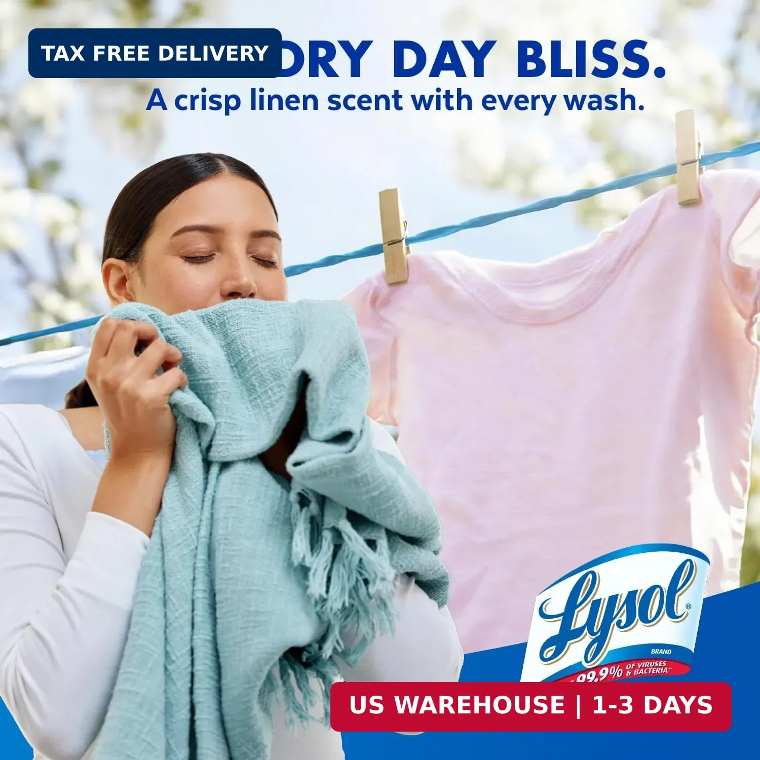 Laundry Sanitizer Additive, Bacteria-Causing Laundry Odor Eliminator, Dete