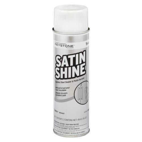 Keystone Polish Stainless Steel Satin Shine Aerosol 16 OZ/1 LBS (6/Case)