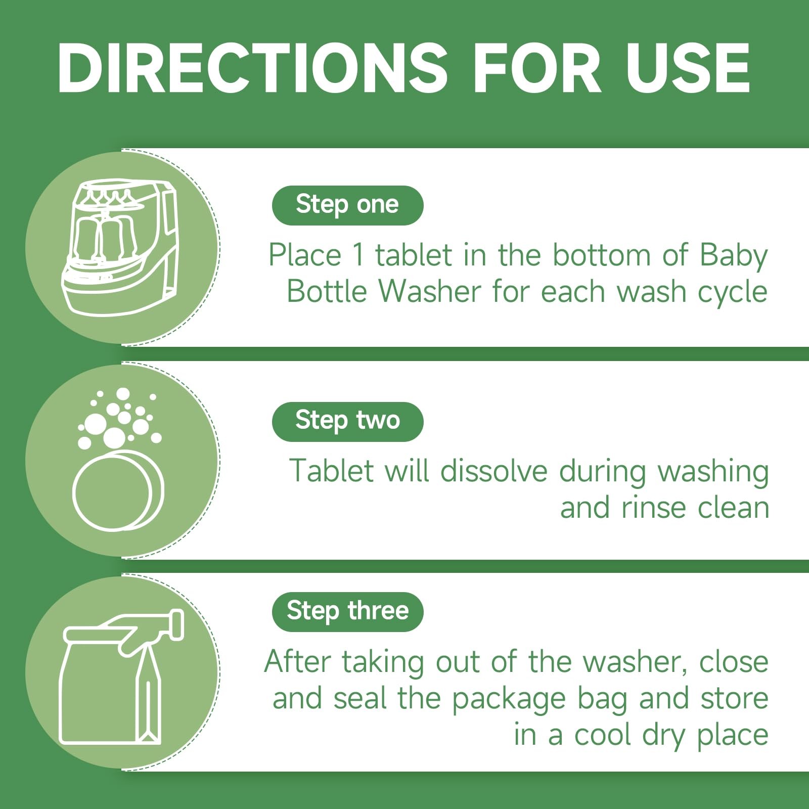 shinyclean Bottle Washer Detergent Tablets, Fits All Machines, 120 count