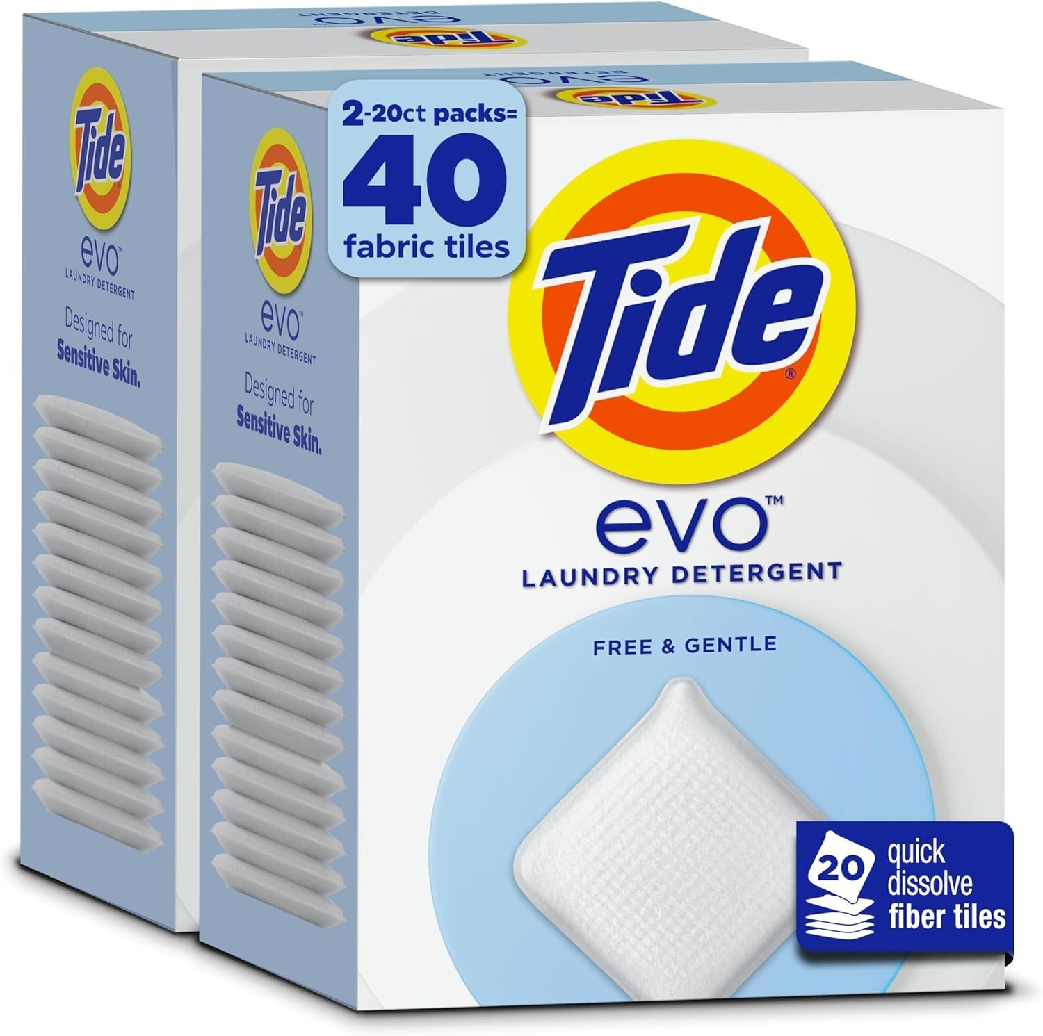 evo Laundry Detergent Free & Gentle Works on 100% of Common Stains Concentrated
