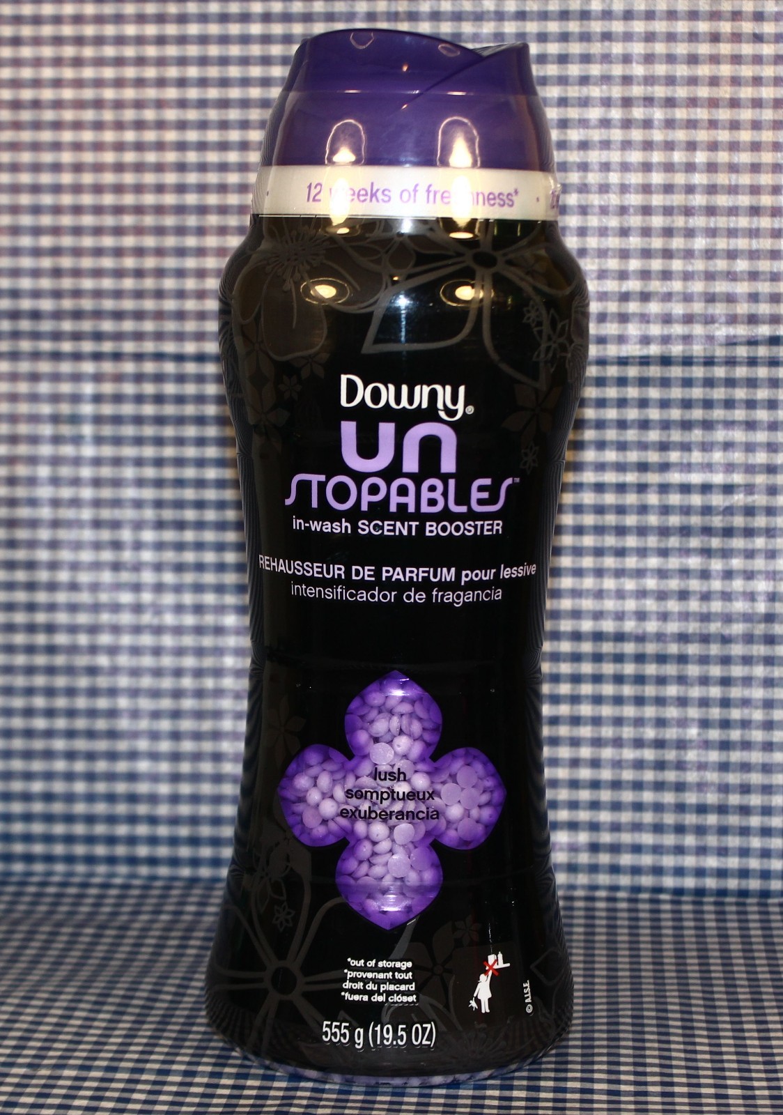 2 Downy Unstopables LUSH SCENT Laundry In-wash Scent Booster Clothes 19.5oz ea
