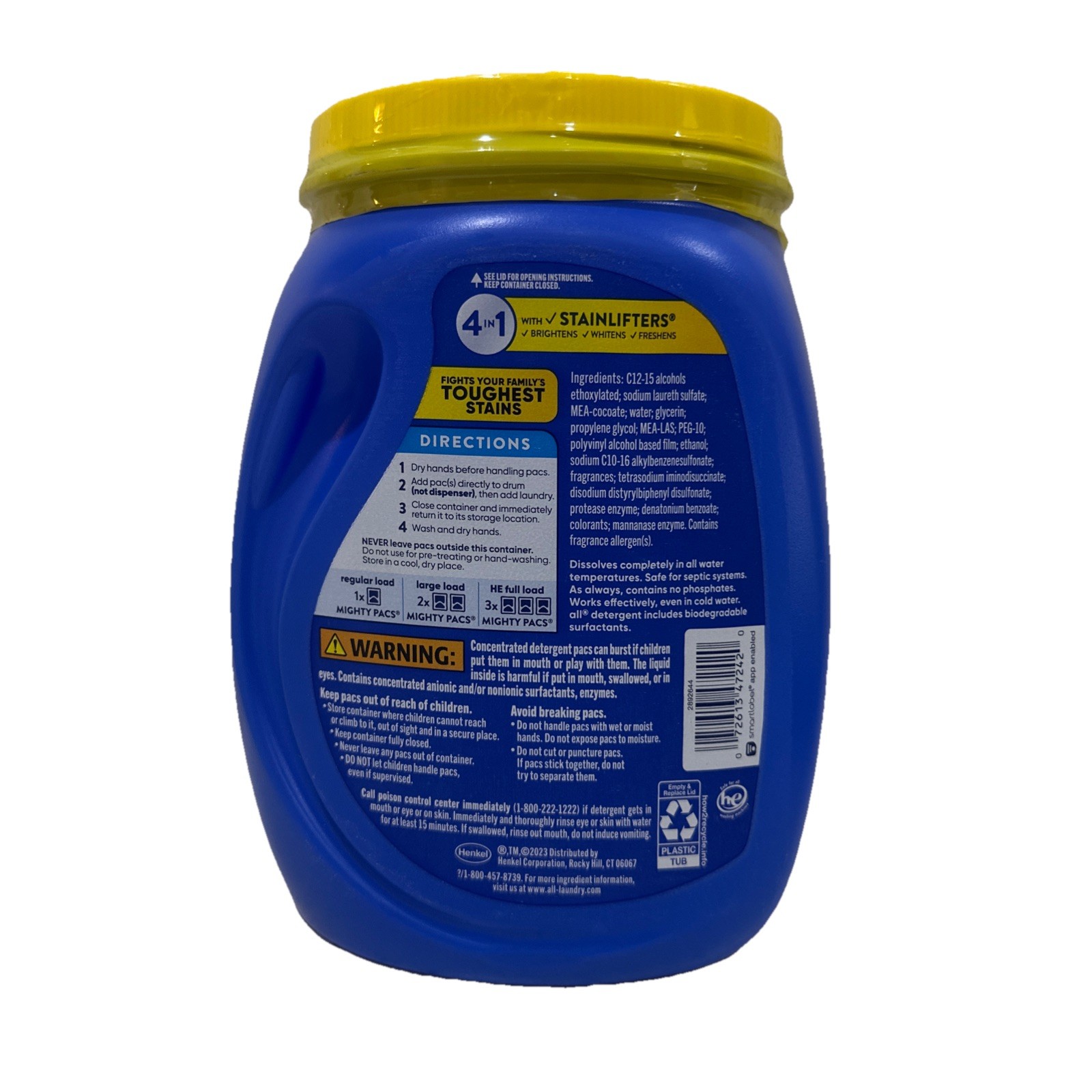All Fresh Clean Mighty PACs Sunshine Fresh 75ct