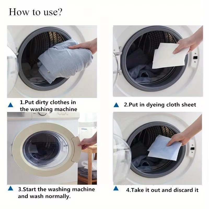 50Color Dye-Resistant Cloth for Laundry，No Chemical Composition，Mixed Laundry An
