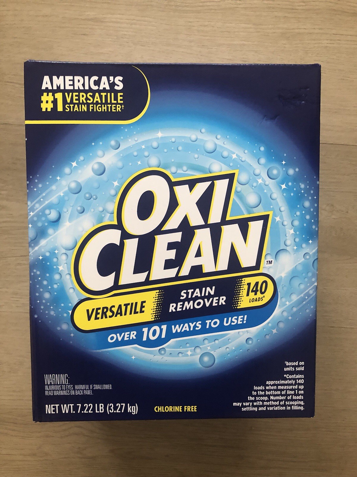 OxiClean Max Efficiency Versatile Stain Remover Powder (7.22 Pounds) New