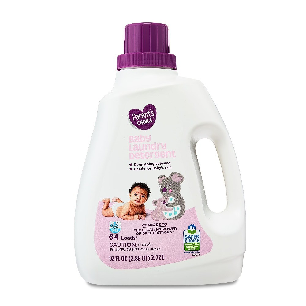 Parent’s Choice Baby Laundry Detergent, 64 Loads, 92 fl oz