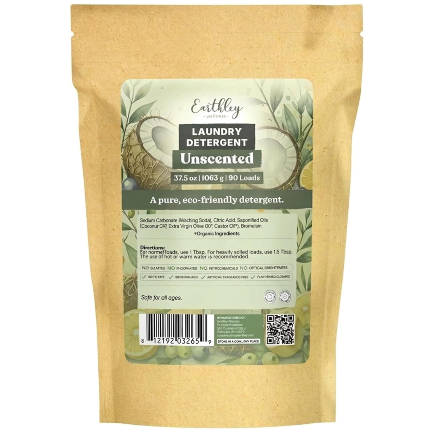 Gentle Laundry Detergent, Safe for Sensitive Skin