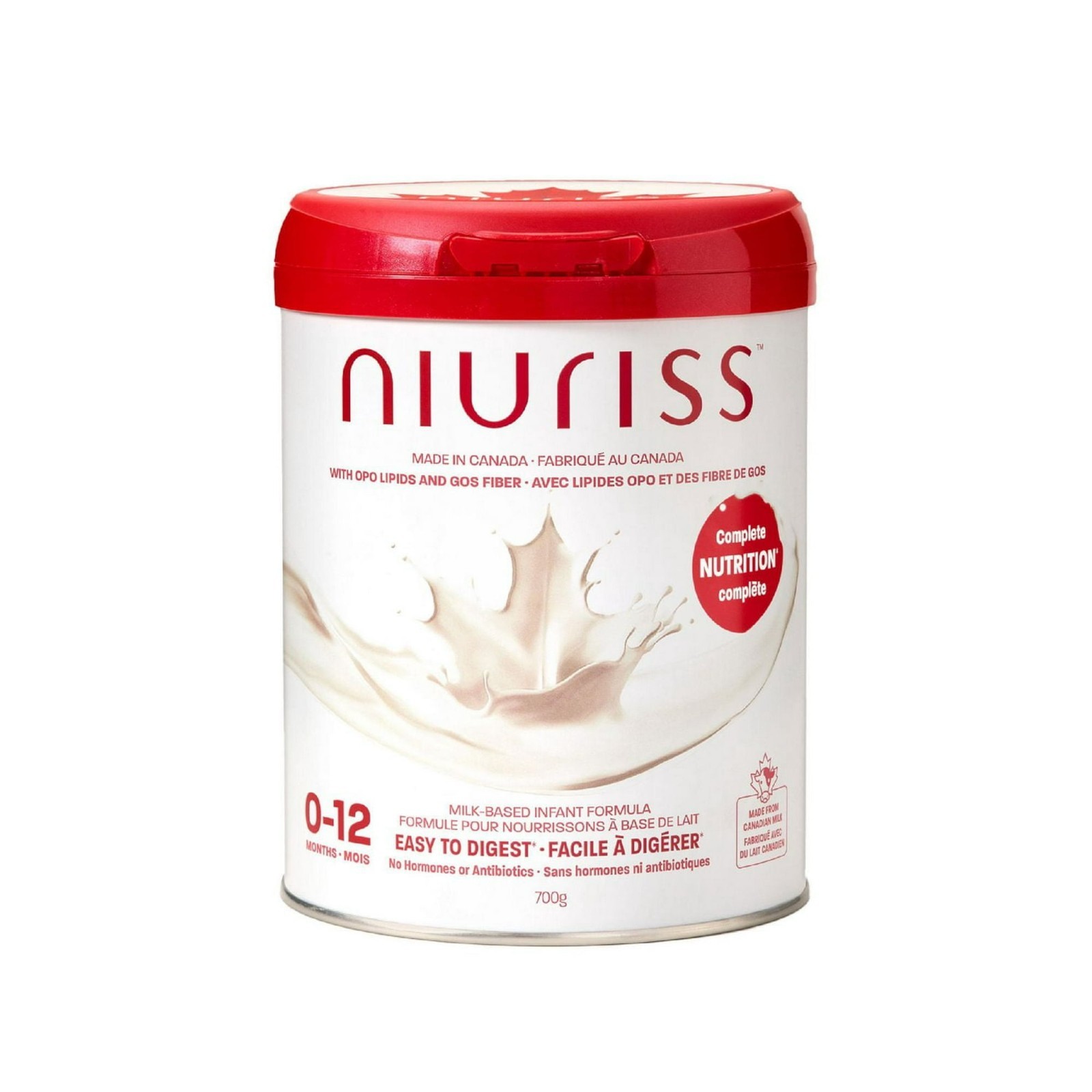 NIURISS Infant Formula Powder – Made in Canada – Complete