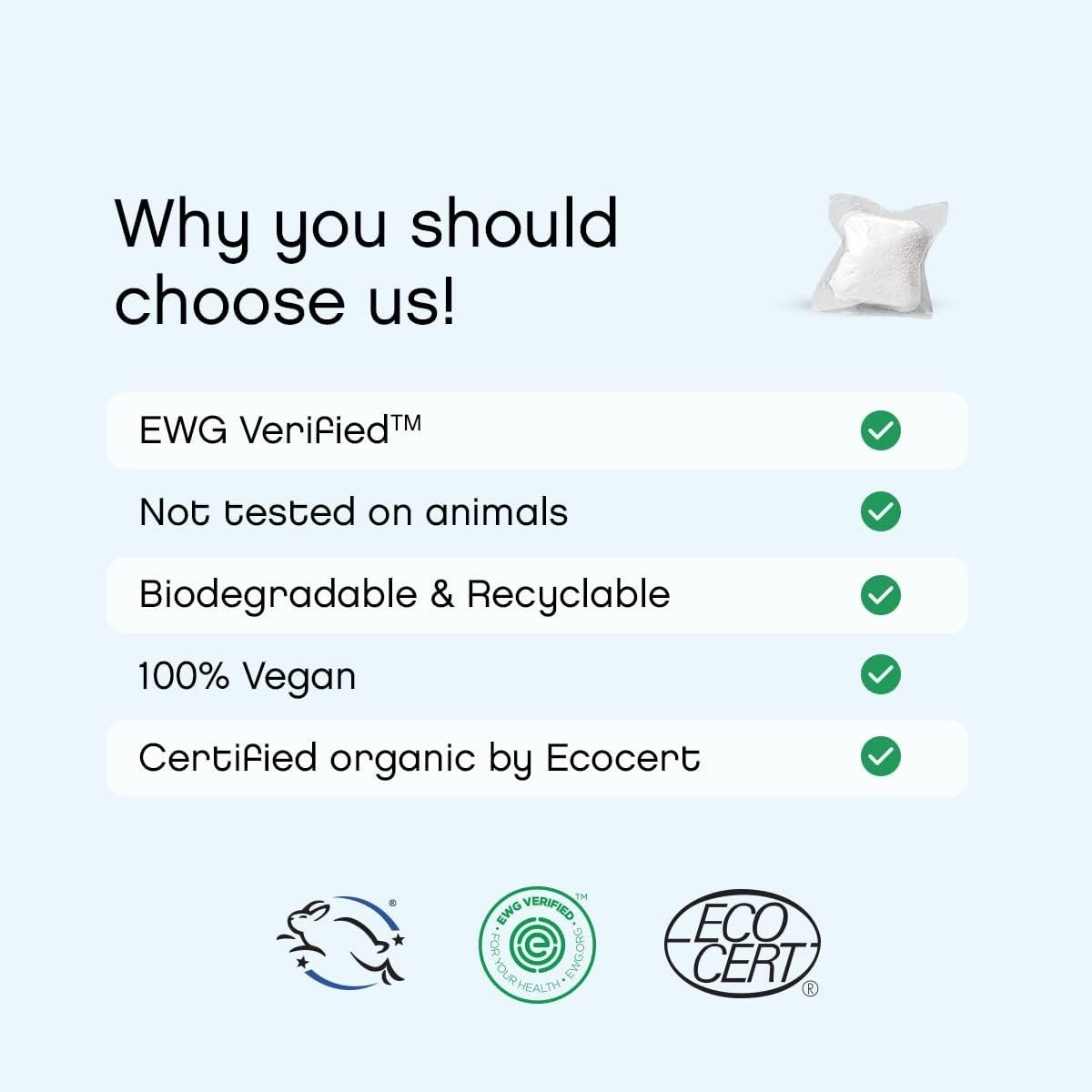 Unscented Laundry Pods by , New and Improved Packaging, Zero Plastic, Non-, ,…