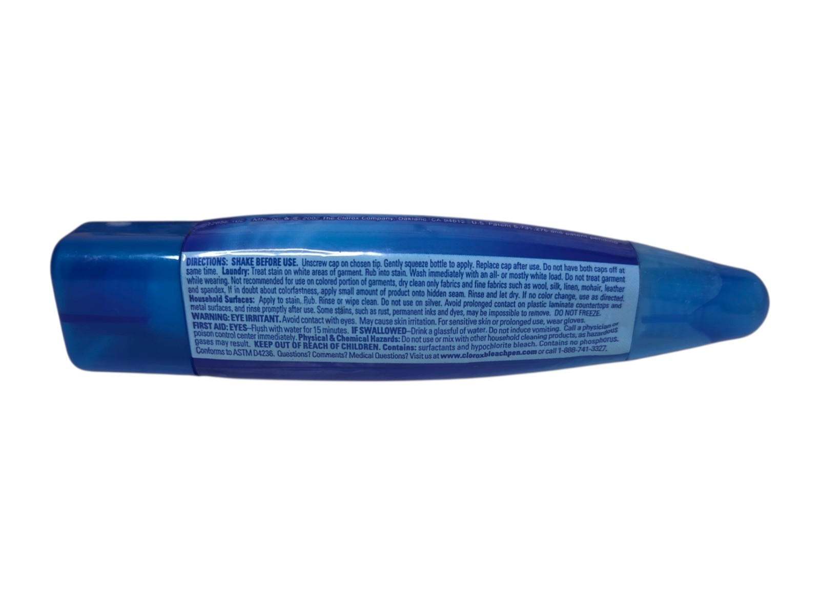 Clorox Bleach Pen Gel Dual Tipped 2 oz Discontinued Fine Point Broad Scrub