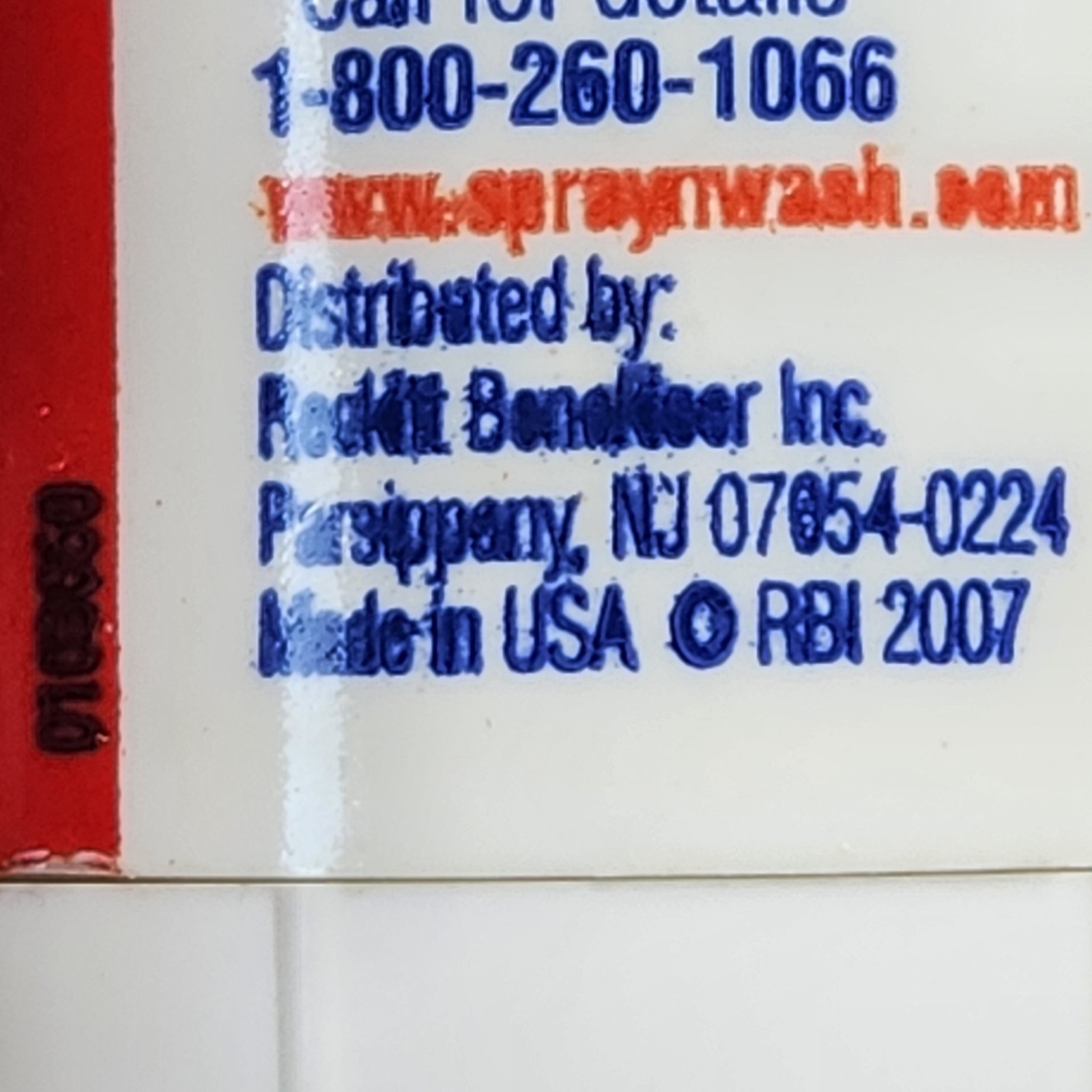 Vintage Spray n Wash Stain Remover With Resolve Power 4.3 oz Stick Dated 2007