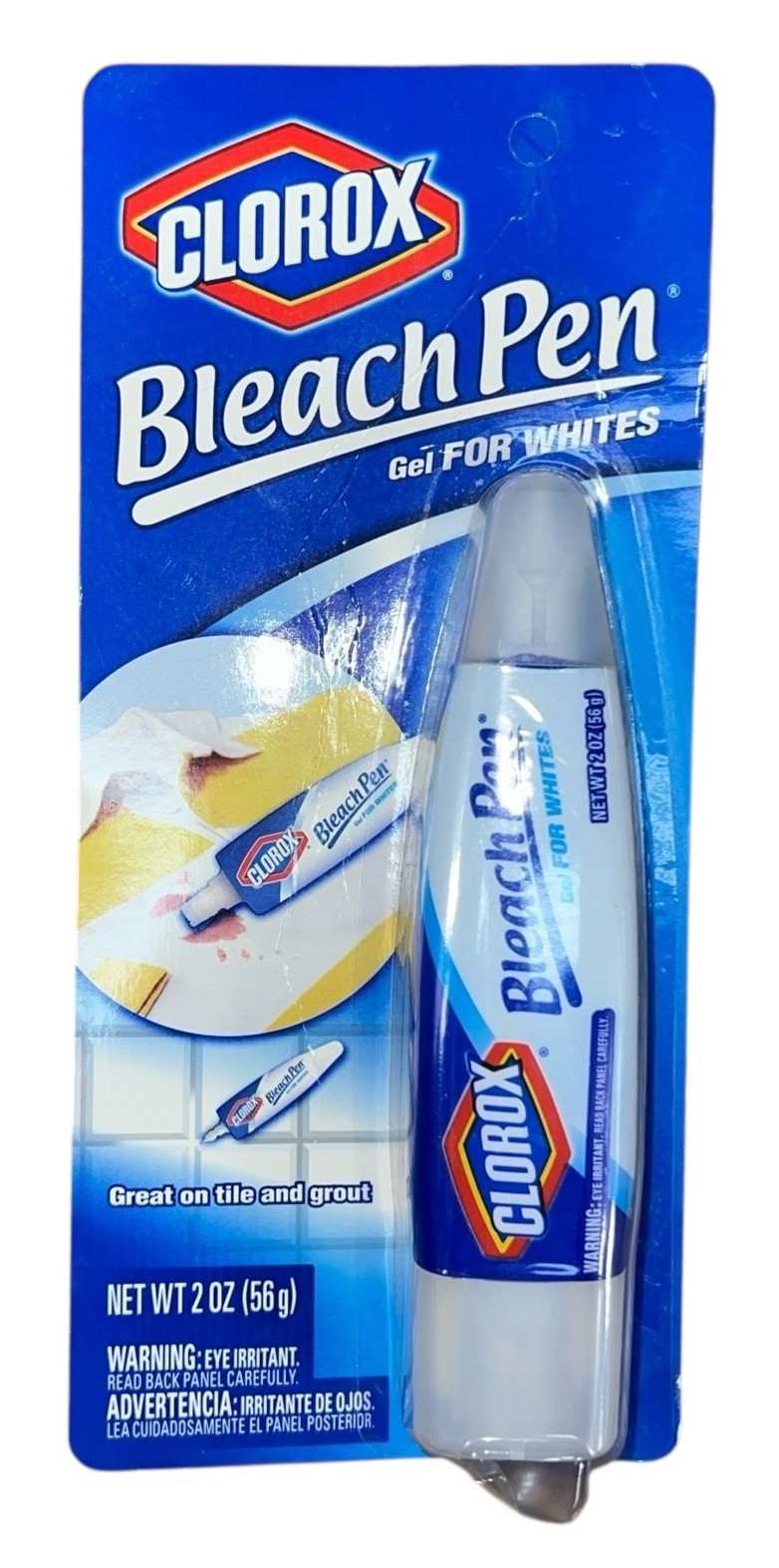 Clorox Bleach Pen Gel for Whites Dual Tipped 2 oz New in Box