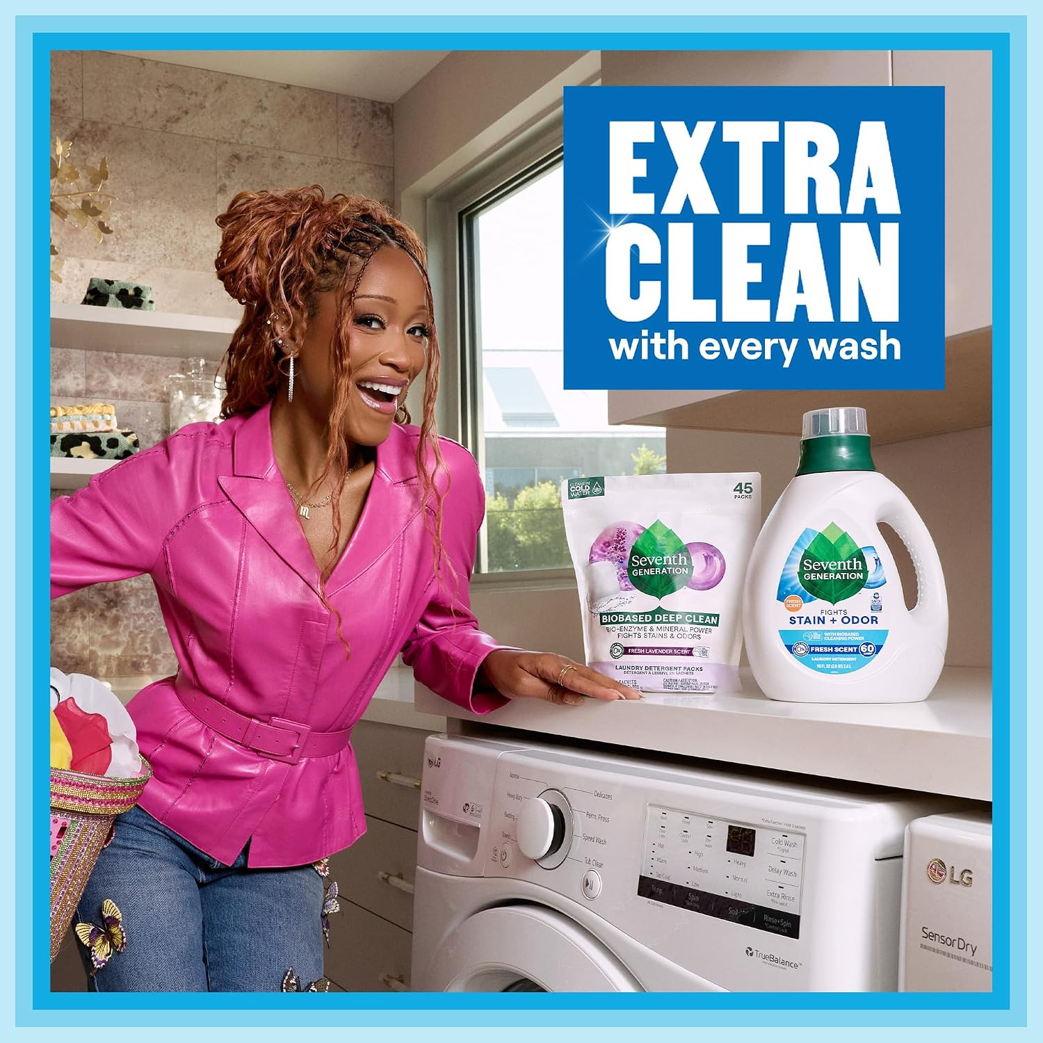 Seventh Generation Laundry Detergent, Ultra Concentrated EasyDose, Free & Clear,