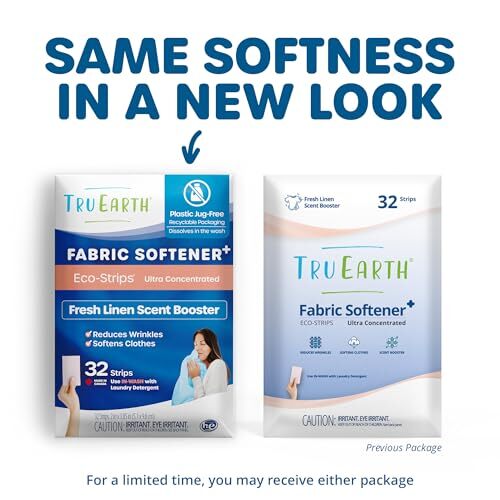 Tru Earth Fabric Softener Strips for Washing Machine, Assorted Scents , Sizes