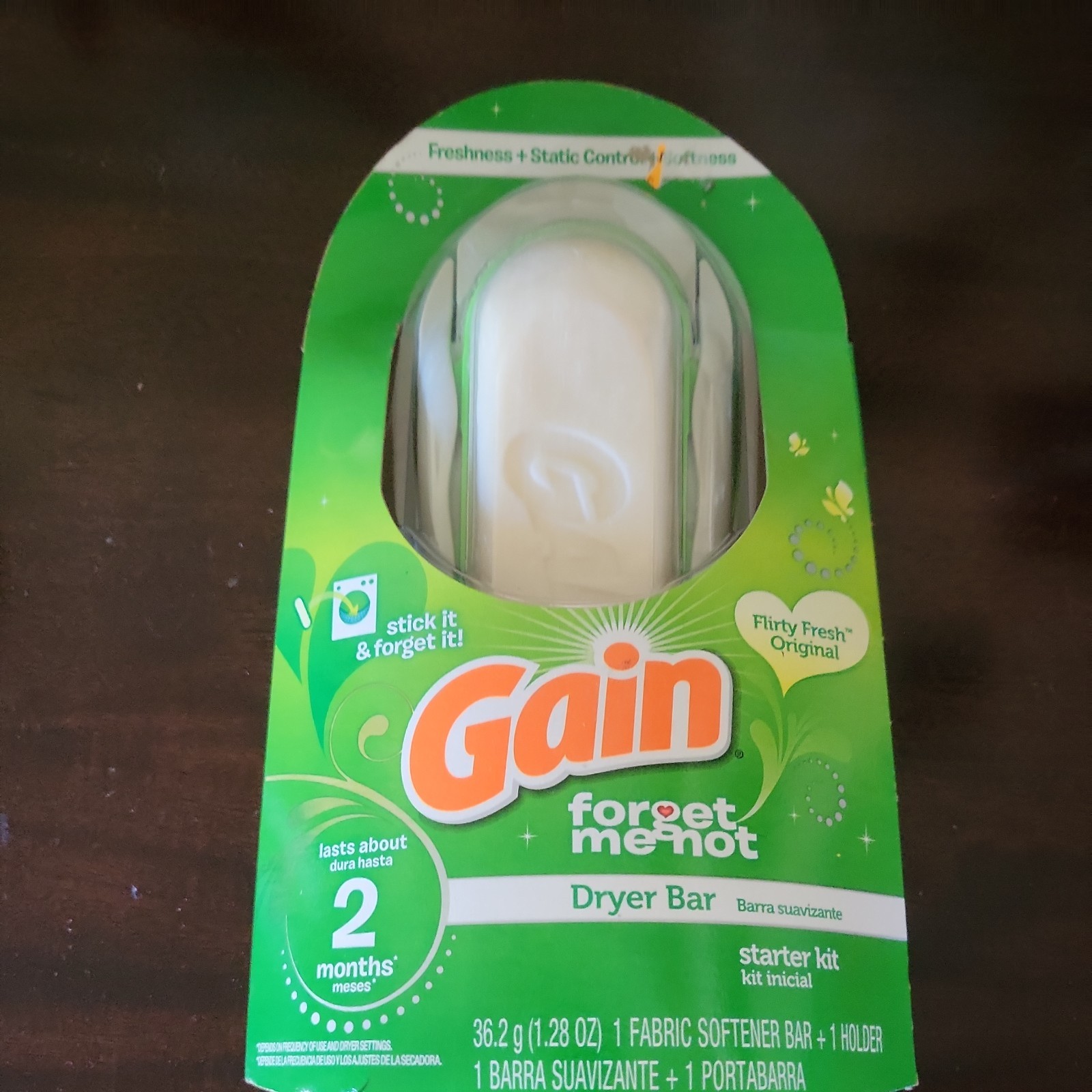 New Gain Forget Me Not Dryer Bar Flirty Fresh Starter Kit 2 Months