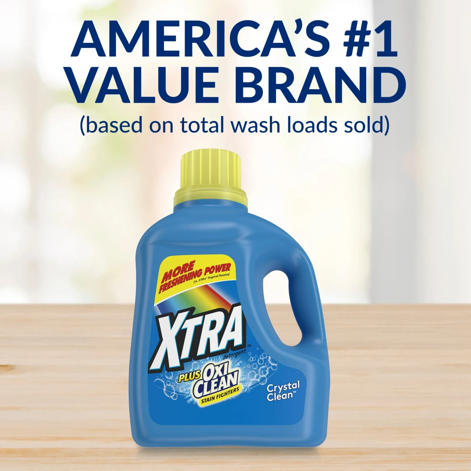 Xtra + OxiClean Liquid Laundry Detergent 203.1 oz 5-Pack USA