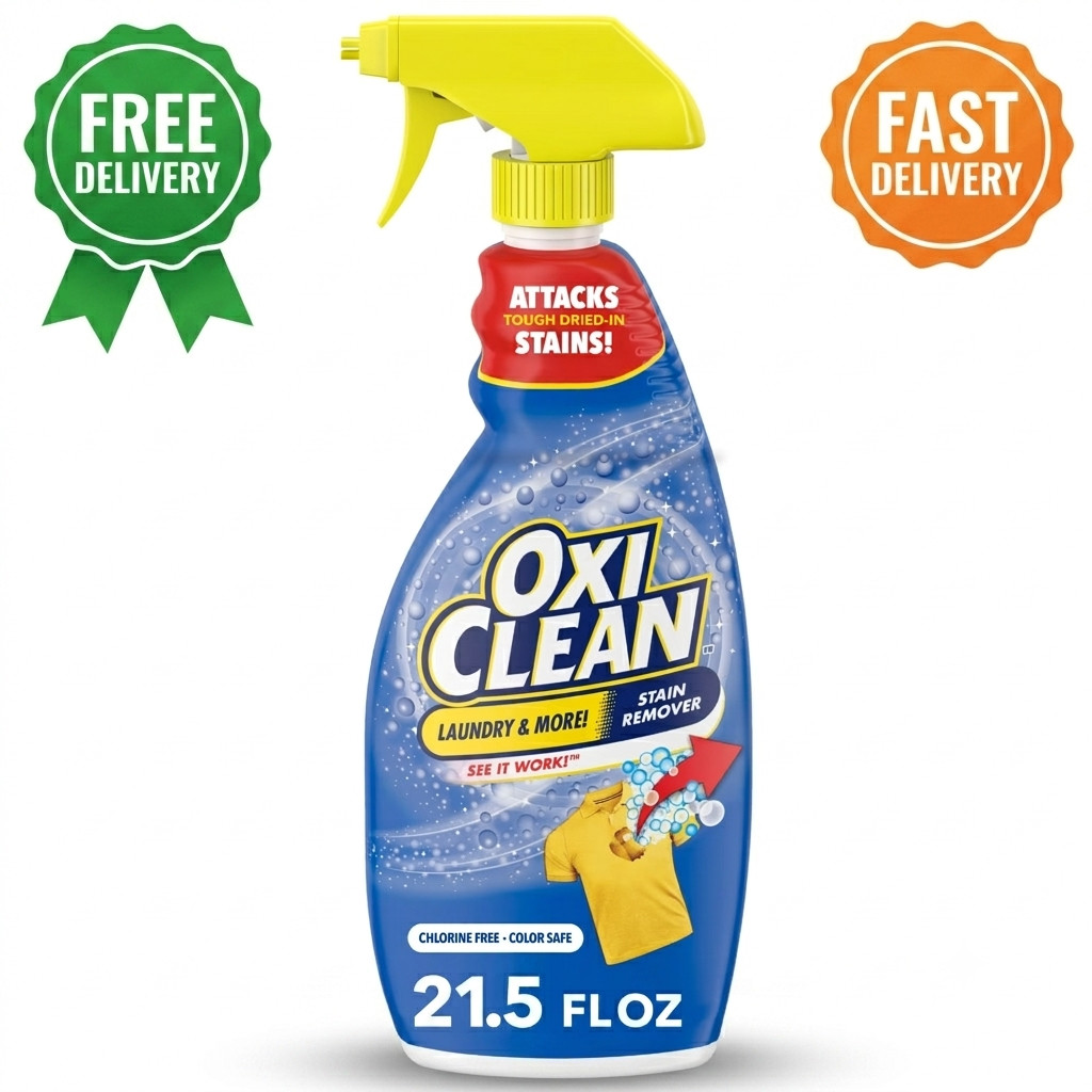 OxiClean Laundry Stain Remover Spray 21.5 fl oz Color Safe Fast Acting