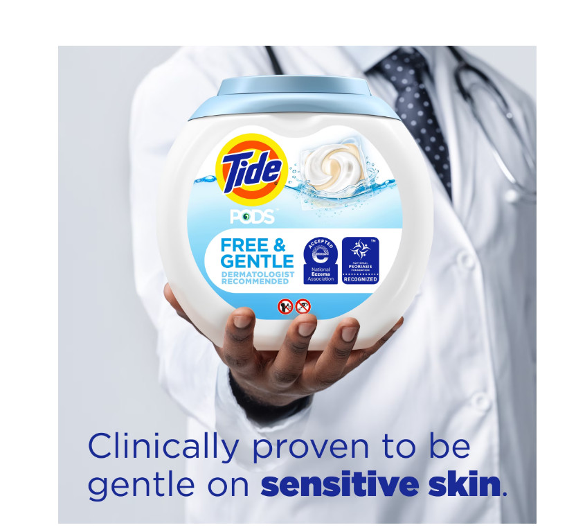 Tide PODS Free & Gentle Laundry Pacs 112ct