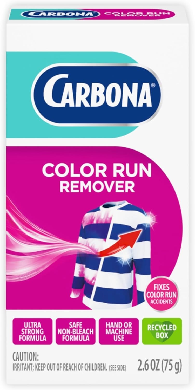 Chemical Free 2.6 Oz Ultra Strong Laundry Dye Remover – Brightens Whites
