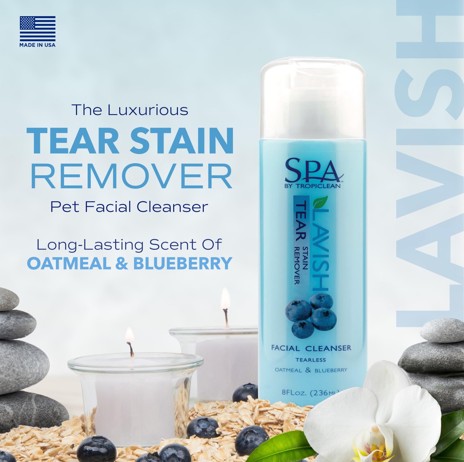 TROPICLEAN SPA Tear Stain Remover 8oz