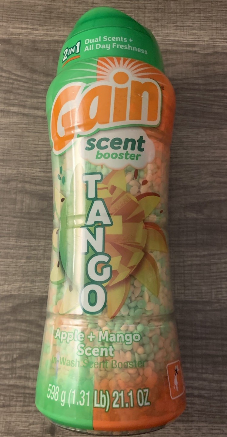 Gain Scent Beads Tango Apple Mango 2-in-1 Booster 21.1oz
