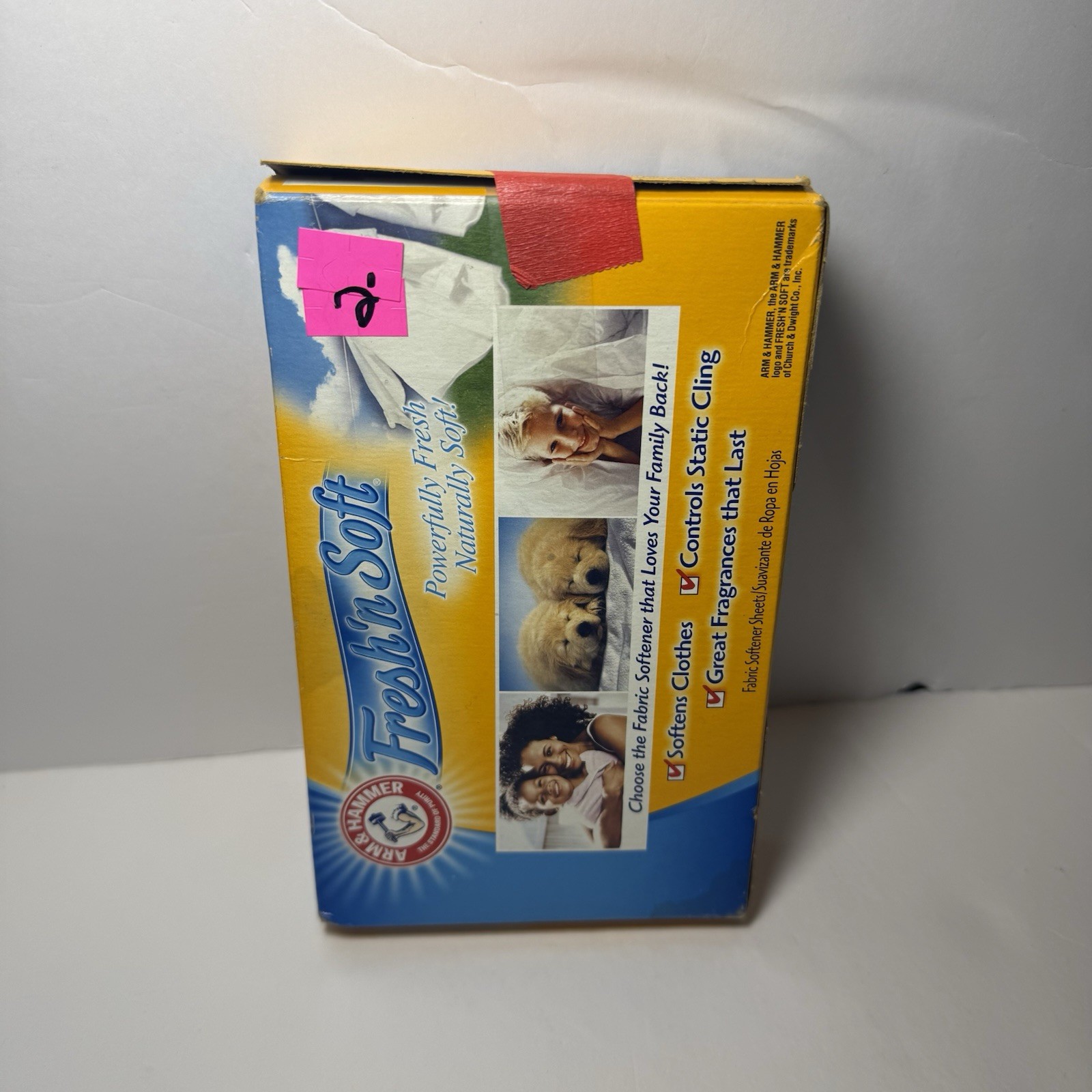 Arm & Hammer Fresh Burst Laundry Dryer Sheets 2006 Fresh N’ Soft Vtg