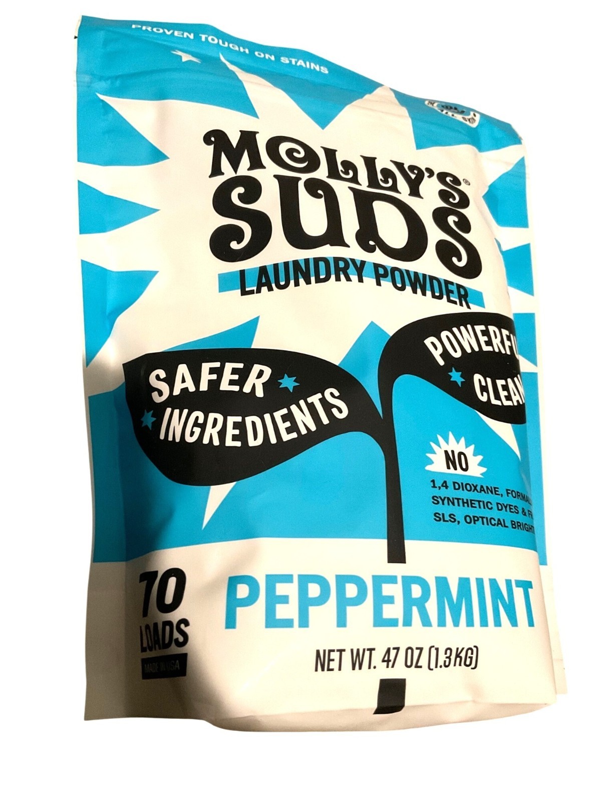 NWT Molly’s Suds 70 loads Laundry Detergent powder Peppermint