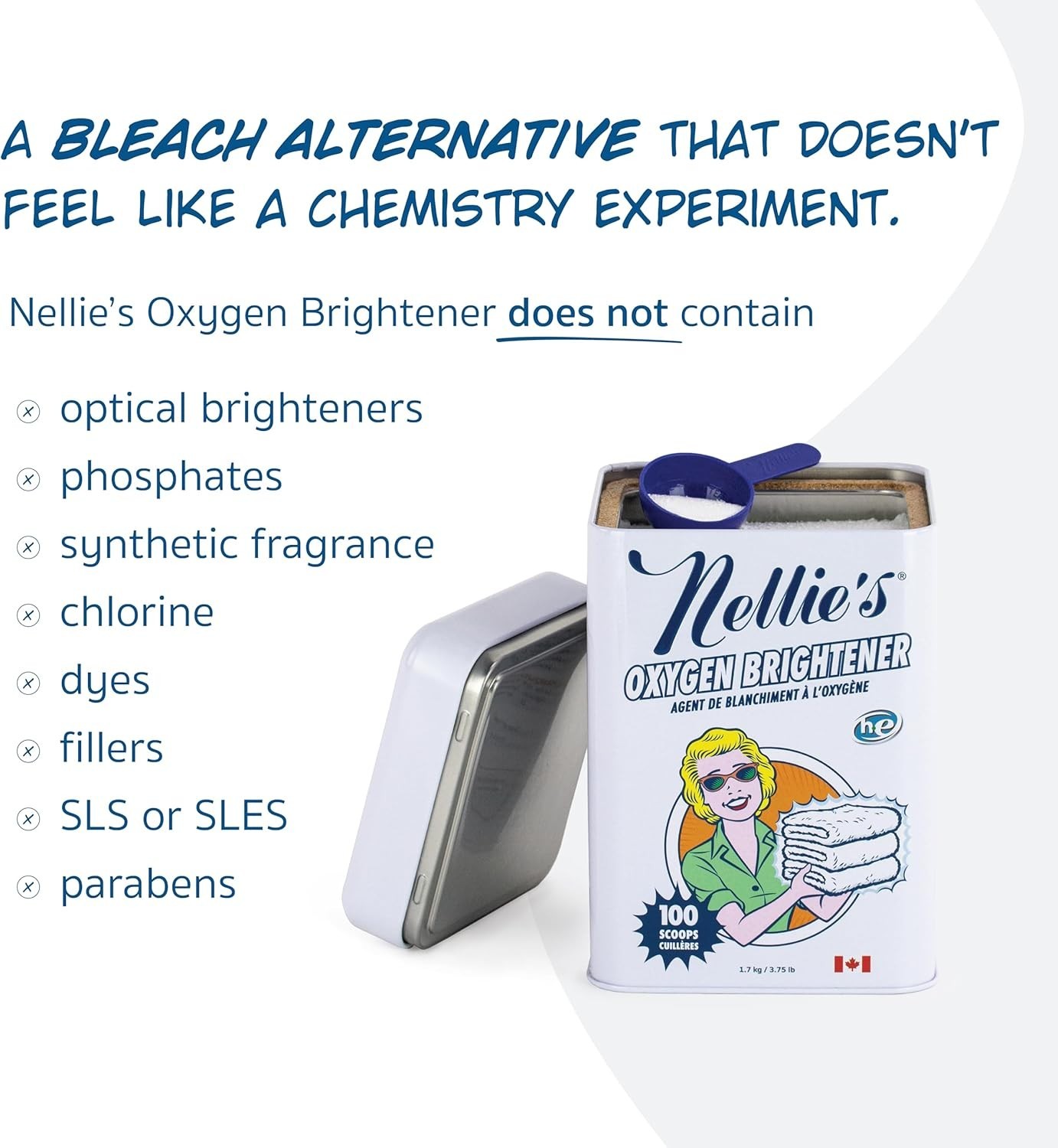 Nellie’s Oxygen Brightener 3.75 lbs Each (Pack of 3)