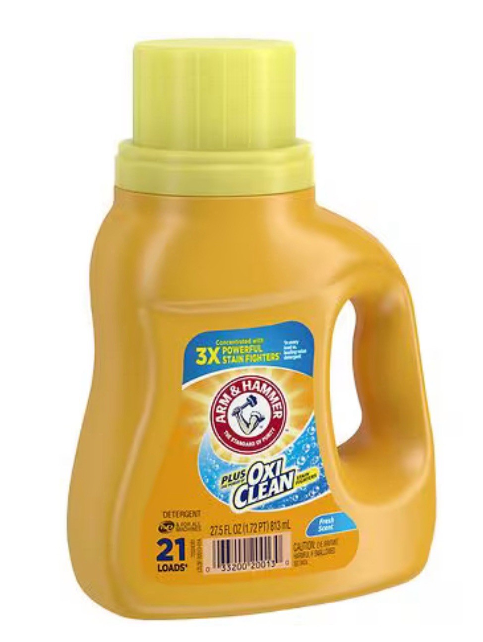 ARM & HAMMER Plus OxiClean Stain Fighter Liquid Laundry Detergent Fresh Scent