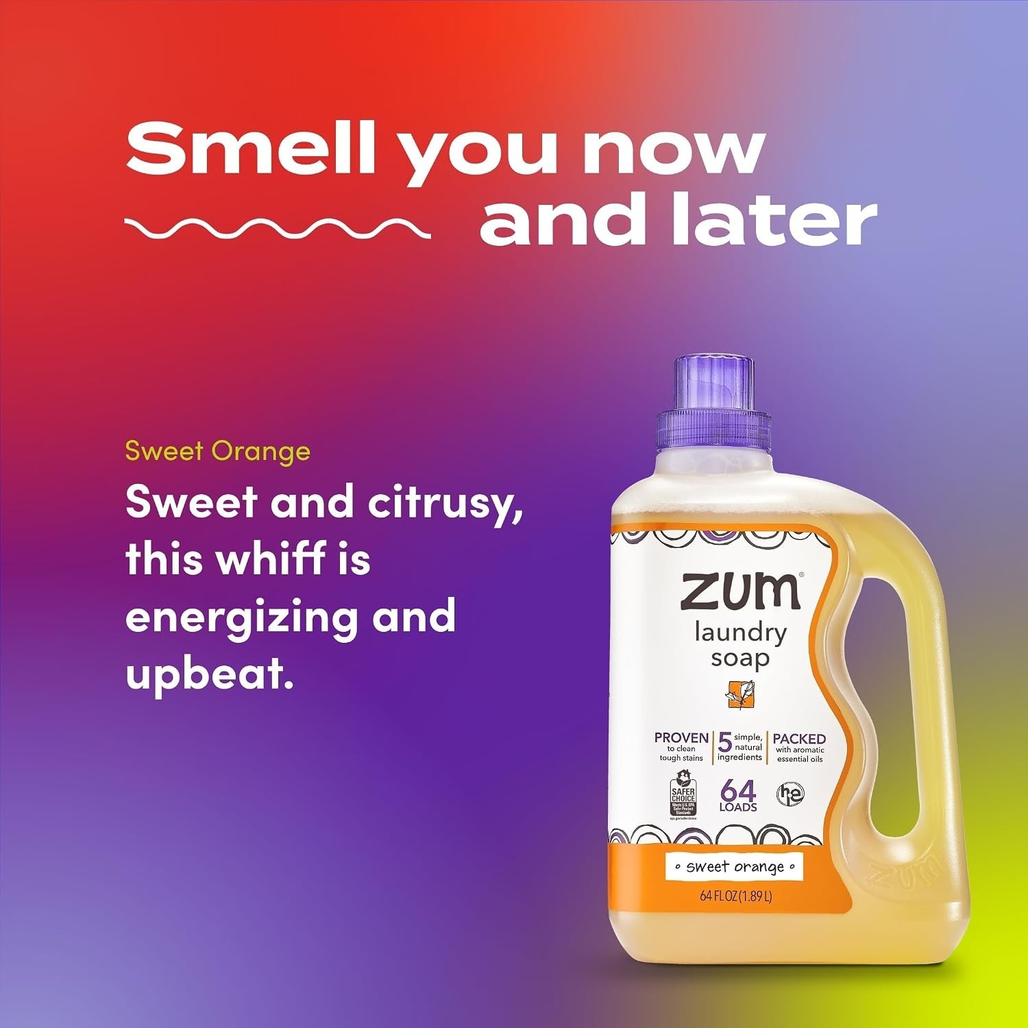 Zum Laundry Soap by – Liquid, Plant-Based Soap with Baking Soda, Essential Oi…