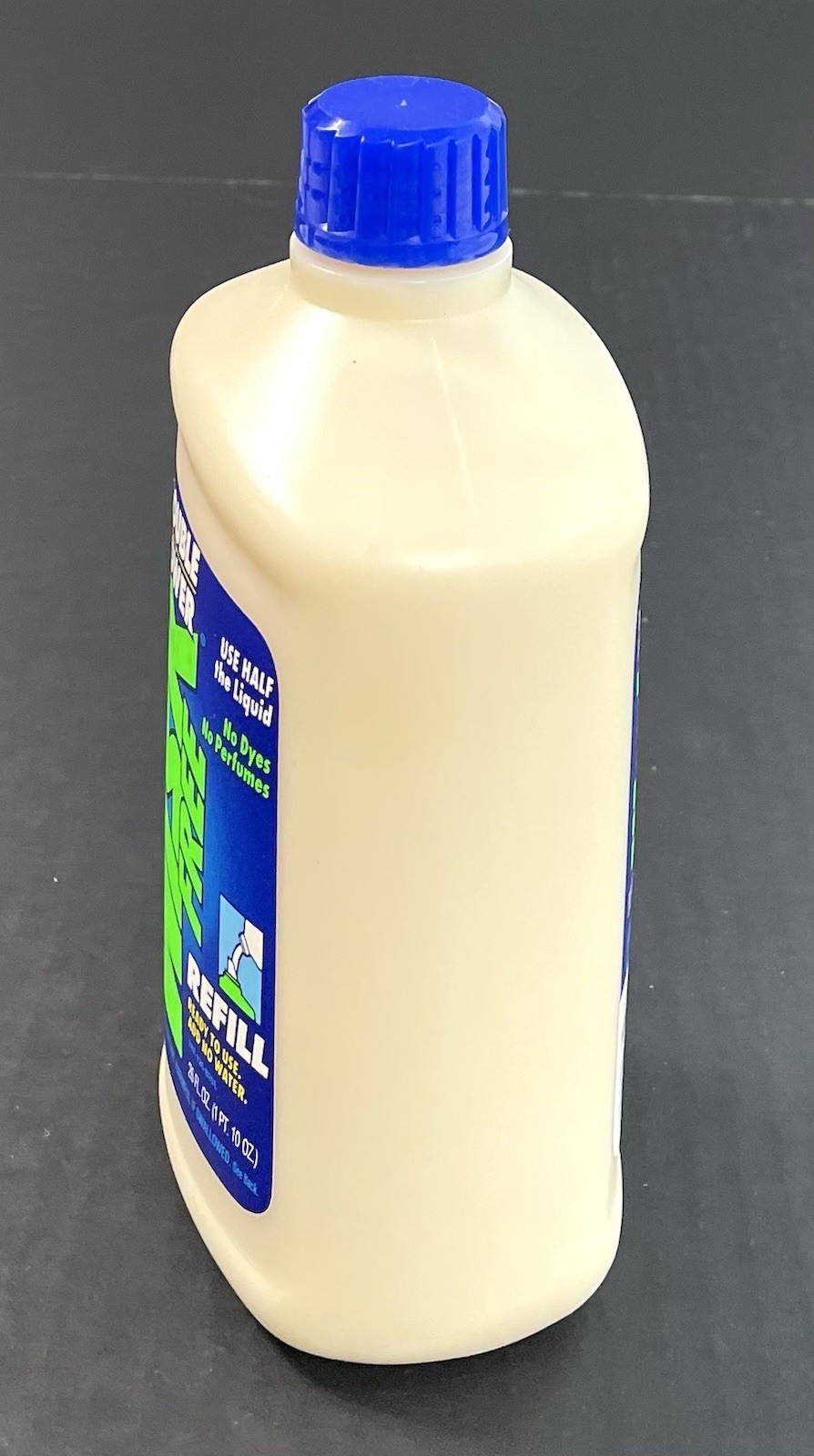 Vintage 1992 Wisk Free Double Power 26 Oz Refill Bottle Concentrated Detergent