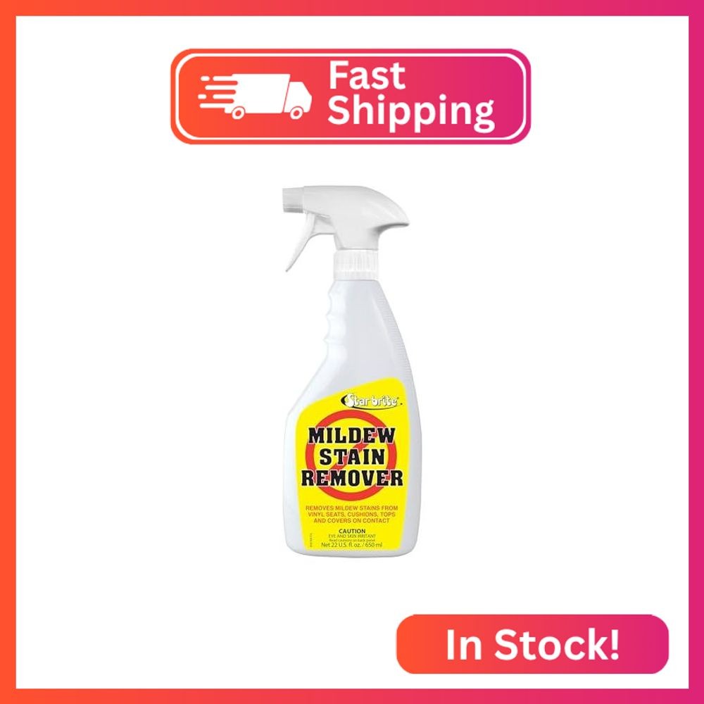 STAR BRITE Mold Stain & Mildew Stain Remover + Surface Cleaner with BUFFERED-BLE