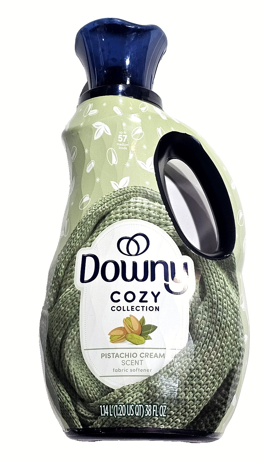 Downy Cozy Collection Fabric Softener Pistachio Cream Scented 38oz