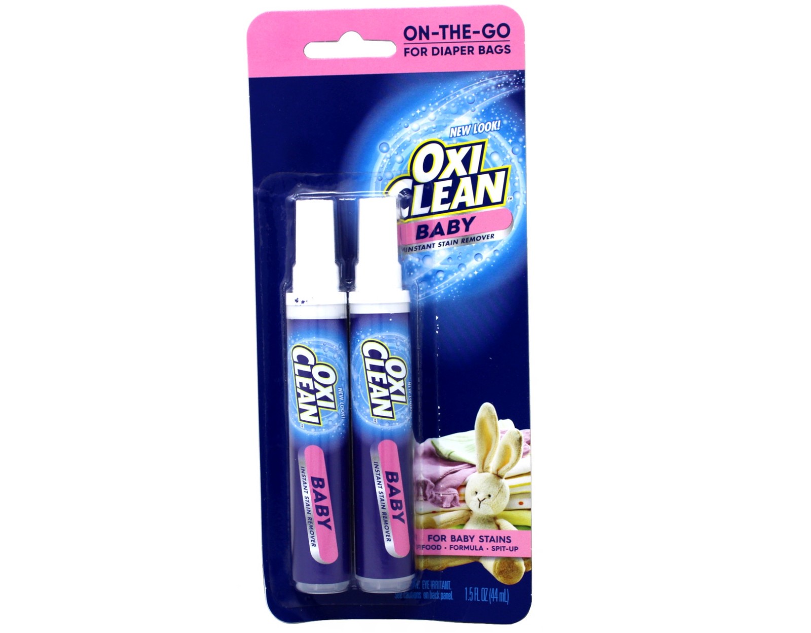 OxiClean On the Go Baby Stain Remover Pen, 22 mL, 2 Count – 1 Pack
