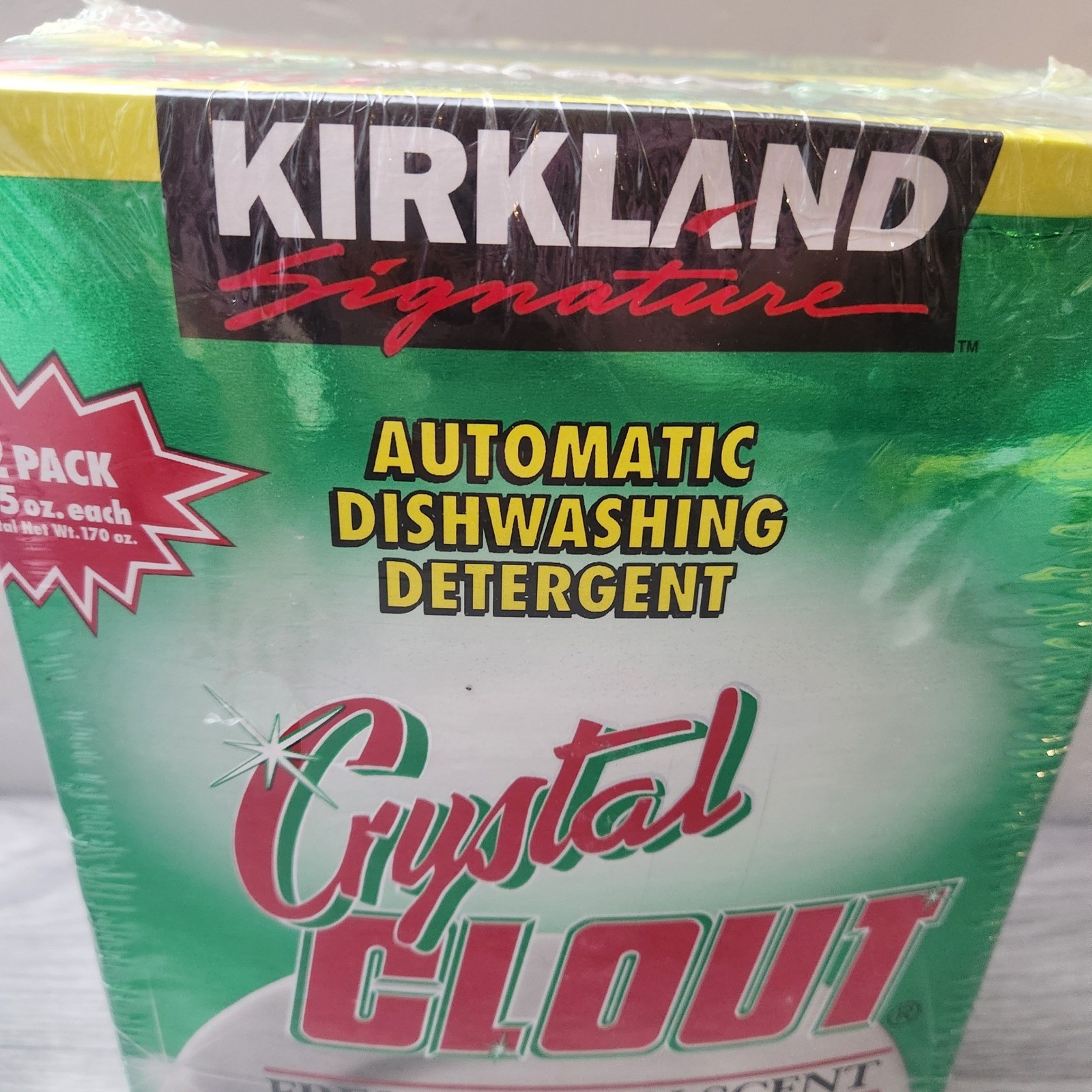Kirkland Signature Discontinued XL 2 Pack Crystal Clout Dishwashing Lemon Scent
