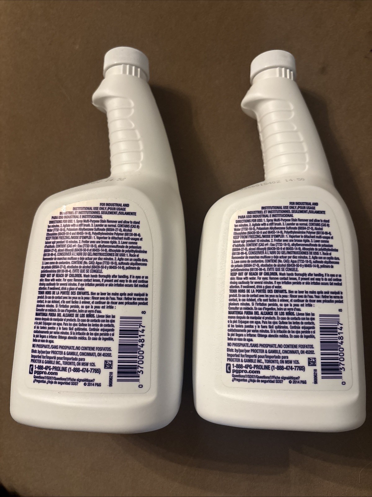 Tide Pro Professional Multi-Purpose Stain Remover Refill 32 oz *SEALED Lot Of 2