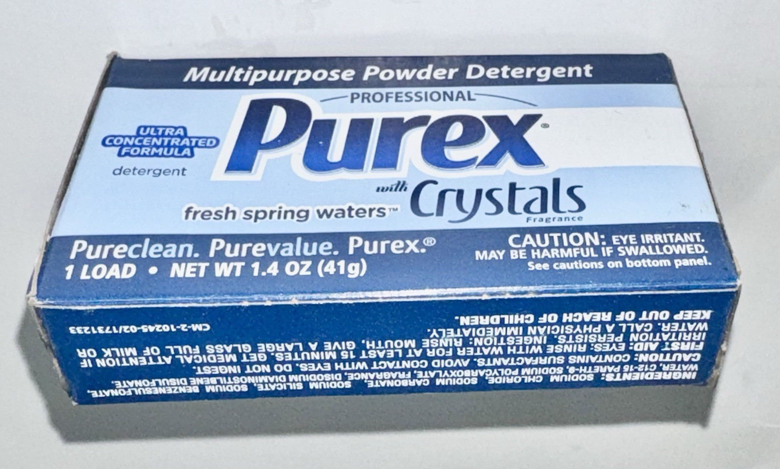 Purex Professional Powder Detergent with Crystals Fresh Spring Waters 1 Load