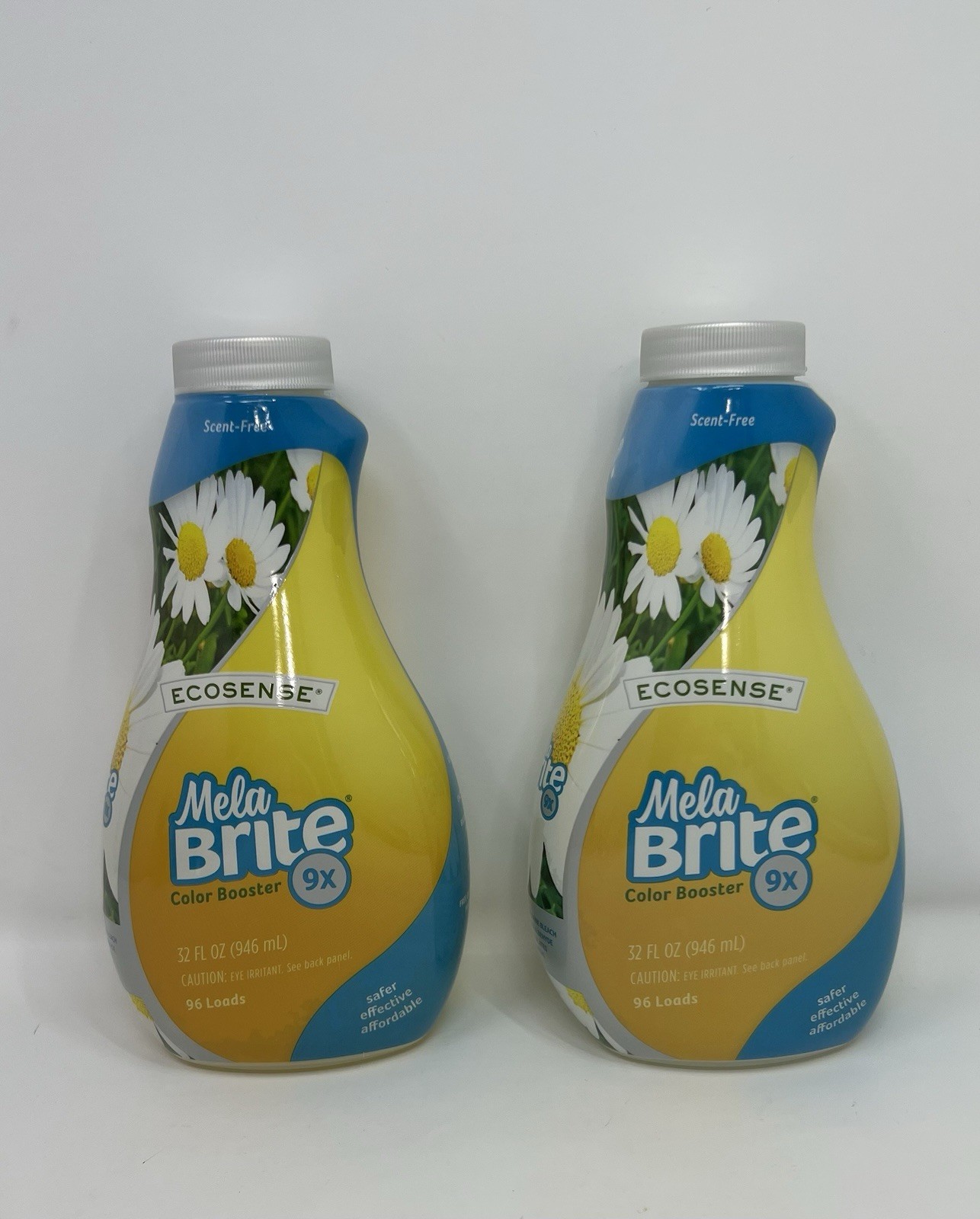 2pk Ecosense Mela Brite Color Booster 9x Laundry Detergent Scent-Free 32oz New