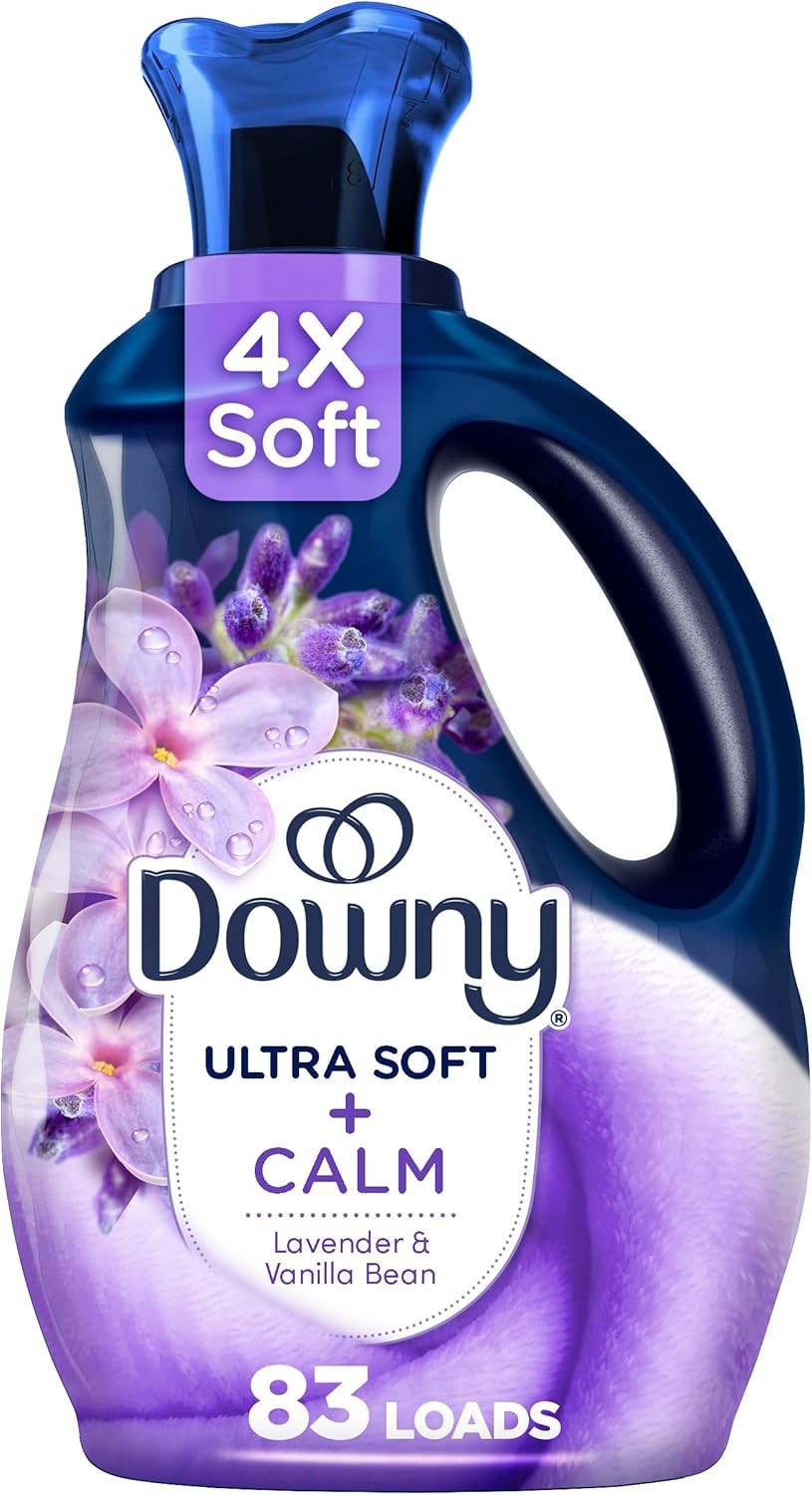 Ultra Soft Fabric Softener Liquid, Calm, Lavender and Vanilla Bean, 56 Fl Oz, 83