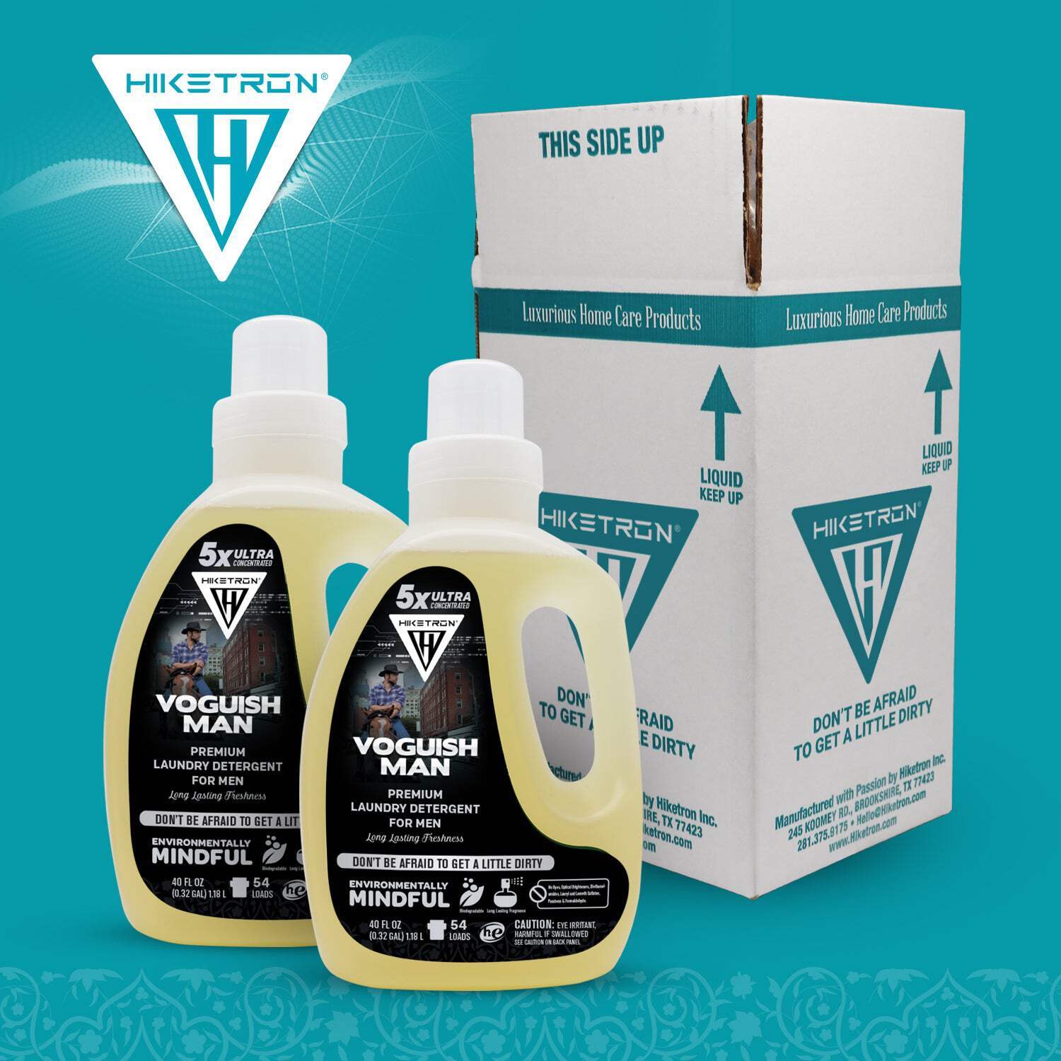 Hiketron Voguish Man Masculine Scented Long Lasting Liquid Laundry Detergent