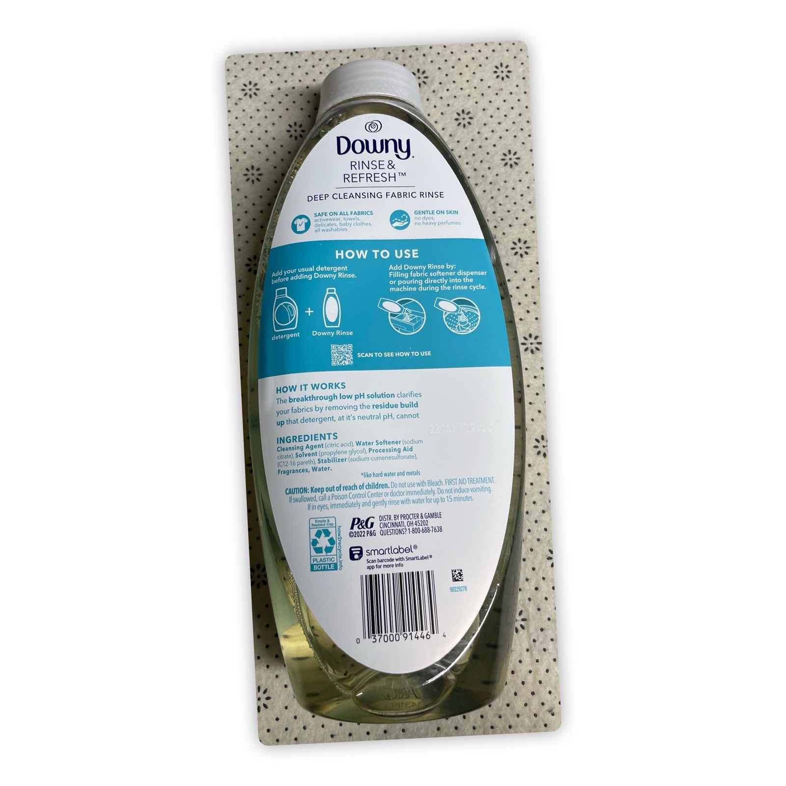 Downy Rinse & Refresh Fabric Rinse, 48 FL OZ