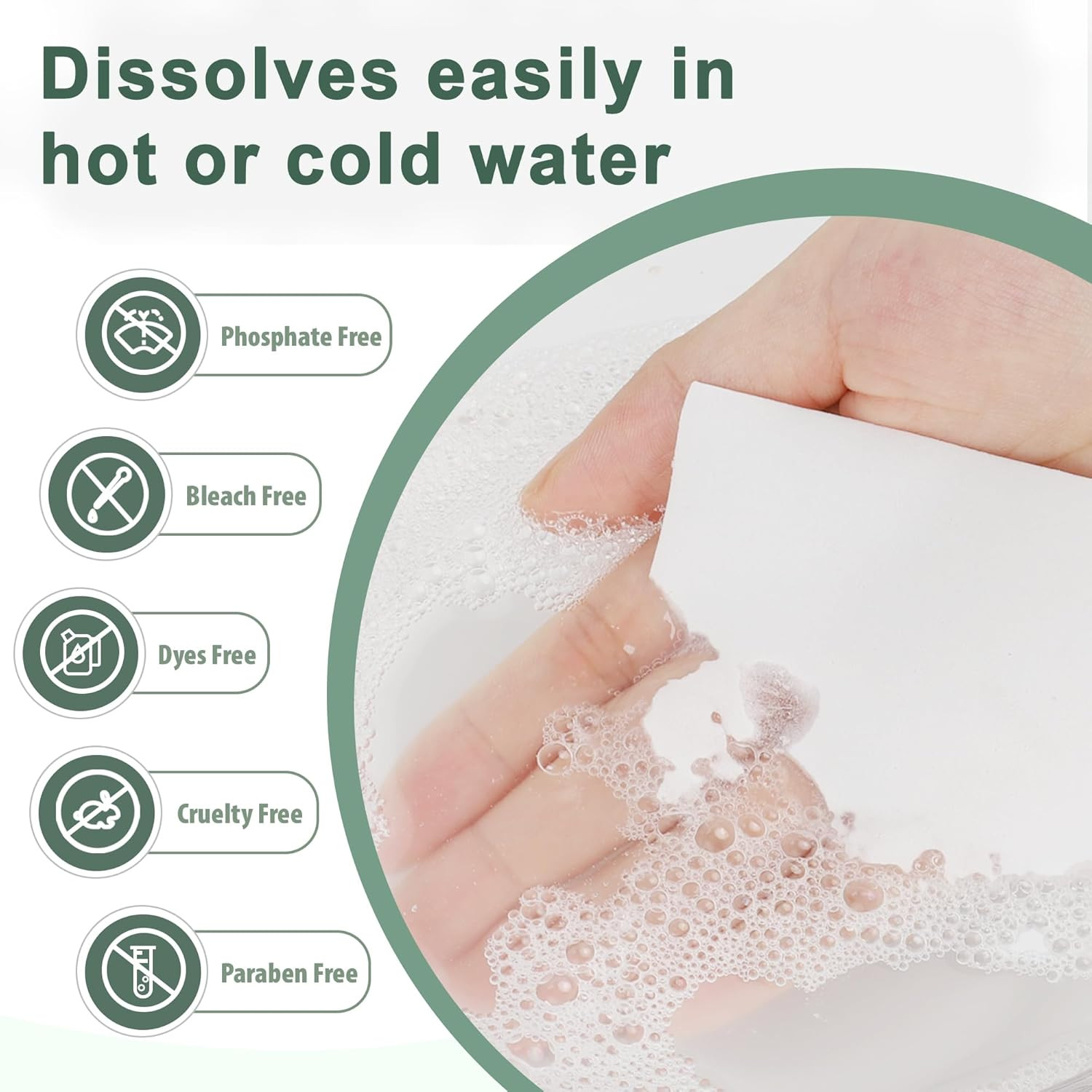 Laundry Detergent Sheets 260 Loads, Fresh Scent, Eco-Friendly Liquidless Soap St