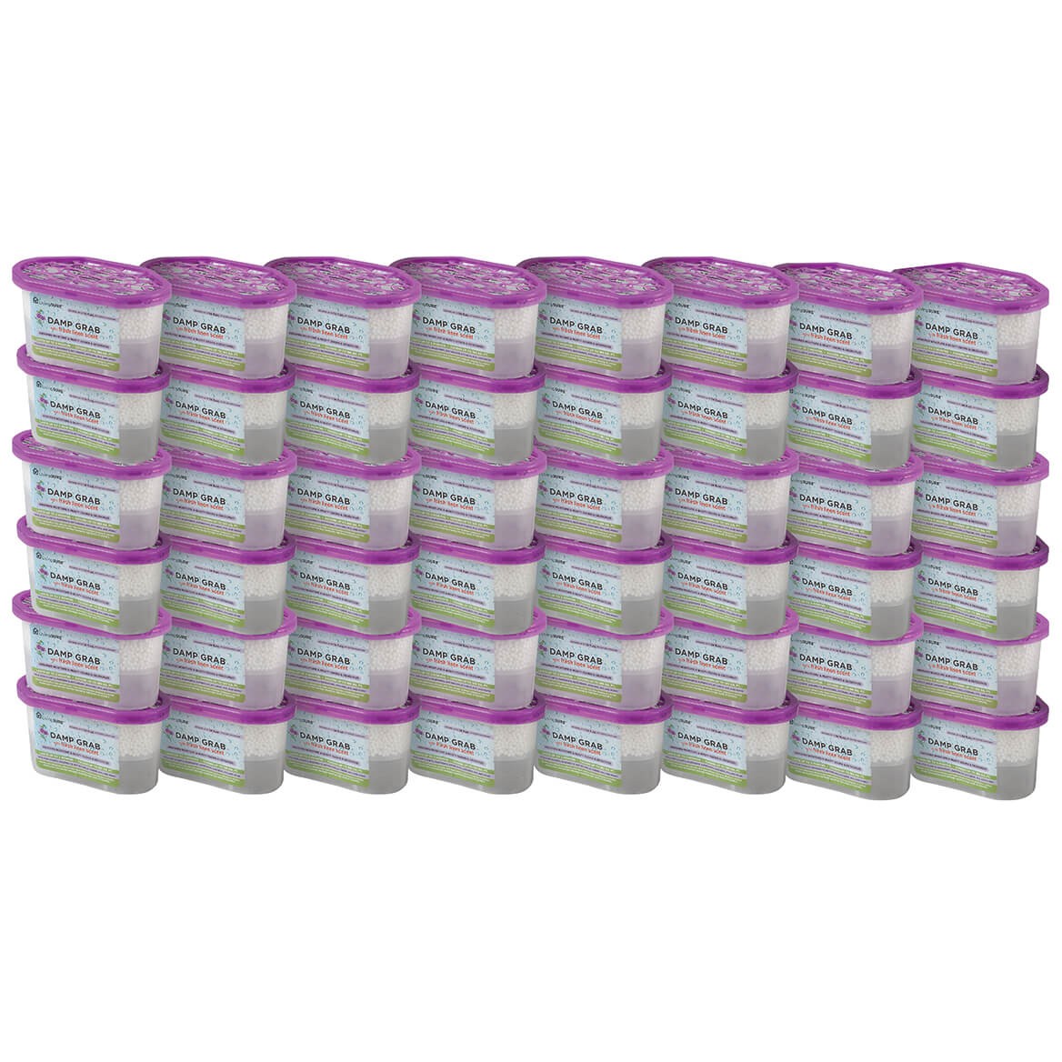 Damp Grab Fresh Linen Scent by LivingSURE, Set of 48