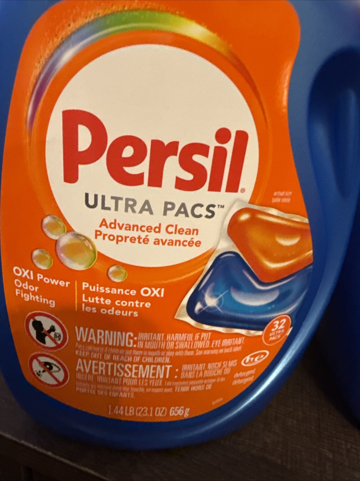 2-PERSIL 32 ULTRA PACS EACH-OXI POWER ODOR FIGHTING. BOTH NEW