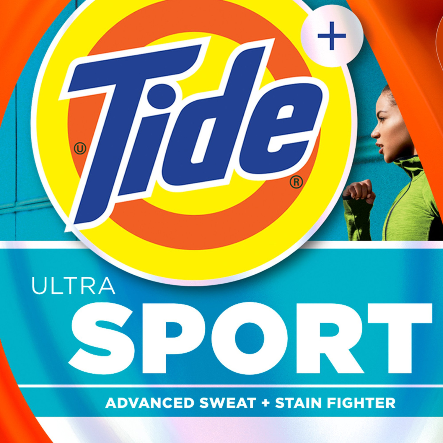 Tide Ultra Sport Liquid Laundry Detergent HE Sweat & Stain Fighter 92 oz, 2 Pack