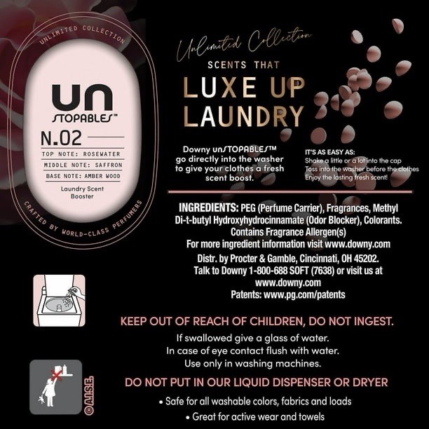 Downy Unstopables Laundry Scent Booster Beads No.2 -26.3 Oz