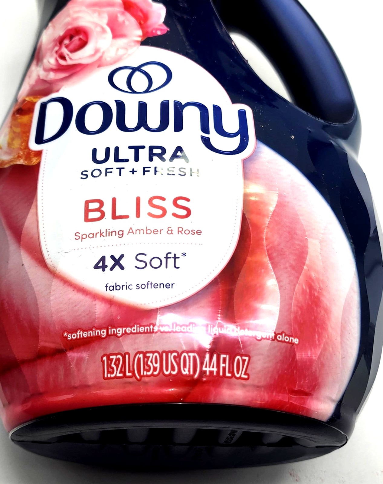 2 Downy ULTRA BLISS Sparking Amber & Rose Fabric Conditioner Softener 44 oz Ea