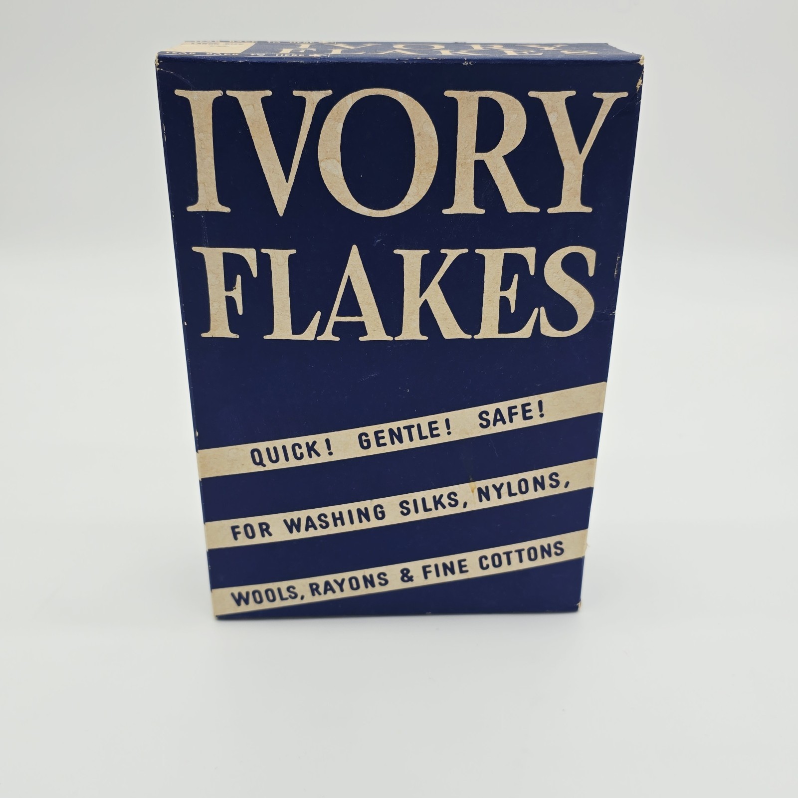 Vintage Ivory Snow Flakes Box Unopened Sealed Large Size Procter & Gamble Ad