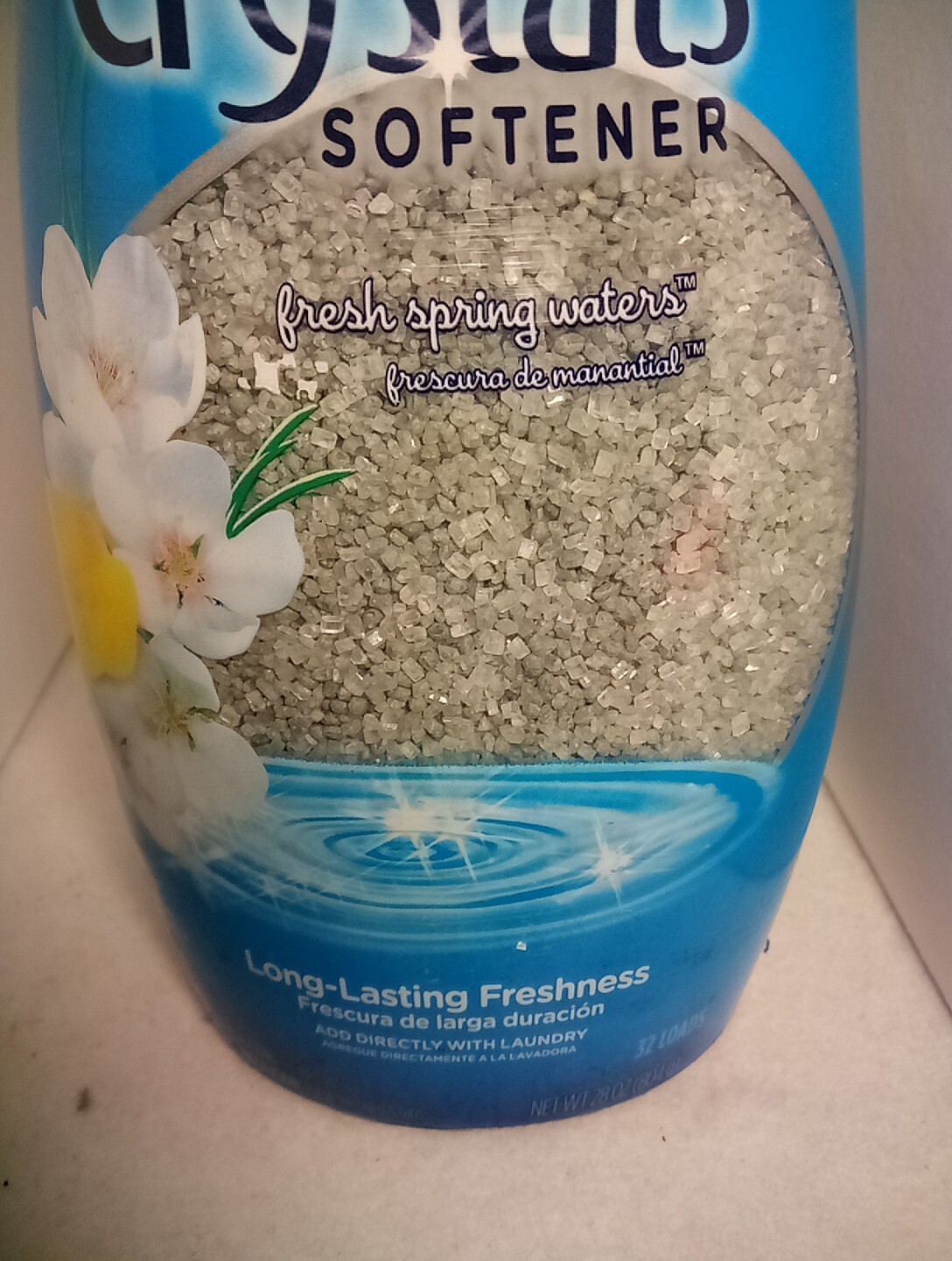 Vintage PUREX COMPLETE CRYSTALS Softener Fresh Spring Waters 28oz 2011 Formula